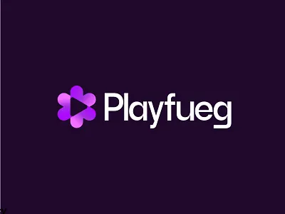 Play logo concept (unused) blockchain branding design futuristic game gaming logo gradients logo logo design logo designer logos modern logo play play logo pro