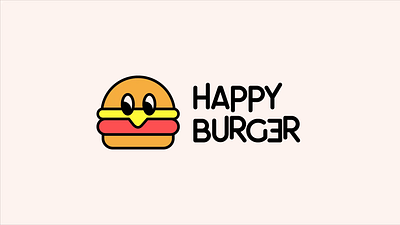 Logo Animation - Happy Burger after effects animation burger food graphic designer happy logo animation