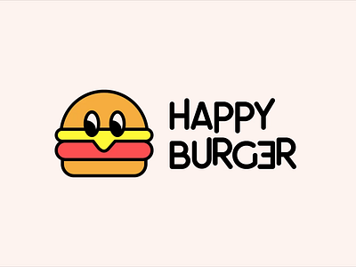 Logo Animation - Happy Burger after effects animation burger food graphic designer happy logo animation