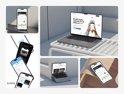 Axterik - Social Fintech App design finance fintech landingpage mobileapp ui website