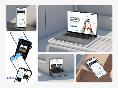 Axterik - Social Fintech App design finance fintech landingpage mobileapp ui website