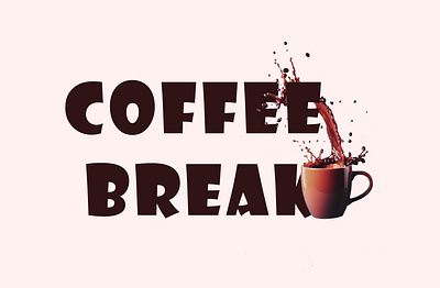 Coffee Break - Branding Poster branding coffeebreak coffeedesign flatdesign graphicdesign photoshop poster typography