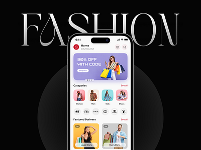 Online Shopping App app design ecommerce ecommerce app fashion fashion app fashion ecommerce app mobile app design online fashion app shopping shopping app ui design ui ux design uiuxdesign