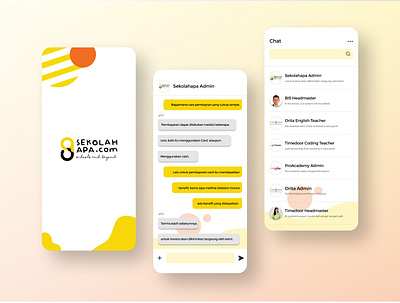 Sekolahapa.com Chats | Daily UI Challenge 013 (Direct Massage) graphic design ui