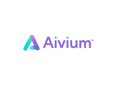 Aivium Logo Design a logo a logo type a monogram ai logo brand design brand identity branding graphic design inspiration inspirational logo letter a logo logo design logo inspirations logo mark logo type professional logo saas logo tech logo