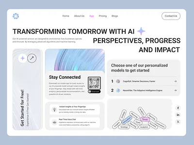 Ai Website ui ux design web design