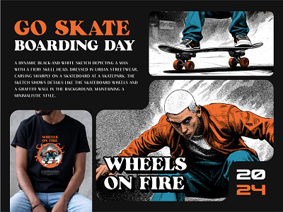 Wheels on fire - Illustration animation banner brand designer branding brutalism design editorial flyer graphic design illustration motion graphics poster skateboard