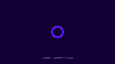 Search Closed Bar Animation - Fun after effects motion graphics search animation search bar ui