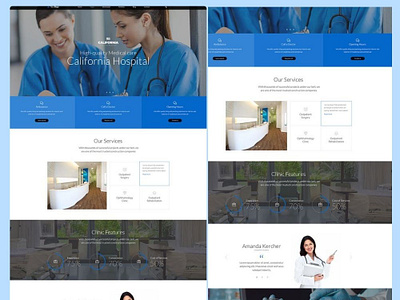 Hospital & Clinic Website 3d animation branding clinic demo hospital website doctor personal website doctor website elementor expert hospital hospital clinic website jk jakaria landing page design personal website ui web expert website design website designer wordpress developer wordpress expert b wordpress hospotal website demo