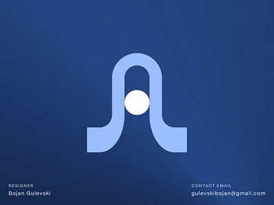 Ball + Letter A Logo a circle contour curve element enclosed form illustration layout letter logo logo design logomark pattern representation round saas shape visual