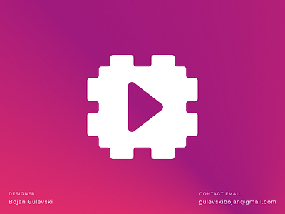 Play Button Logo action button click creation development egagement feature interactive interface launch logo logo design logomark media play progress saas symbol technology video