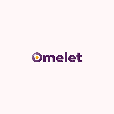 Omlet Logo brand branding design egg identity logo modern omlet