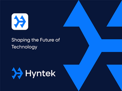 Hyntek™ abstract h logo ai logo branding graphic design h h arrow h icon h logo h mark h modern logo h tech logo hyntek hyntek logo innovation logo logo logodesigner modern h logo startup logo tech logo technology logo