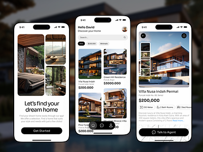 Homess - Real Estate Mobile Apps mobile application real estate ui uiux ux