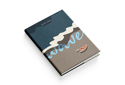 "Wave" Book Cover Design adobe authors book book cover book cover design bookcover creative design design graphic design illustration minimal minimalistic modern typography