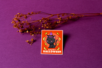 Happy Halloween Cute Character Die Cut Stickers AU custom stickers halloween halloween stickers labels sticker maker sticker printing sticker shop sticker supply stickers