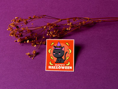 Happy Halloween Cute Character Die Cut Stickers AU custom stickers halloween halloween stickers labels sticker maker sticker printing sticker shop sticker supply stickers