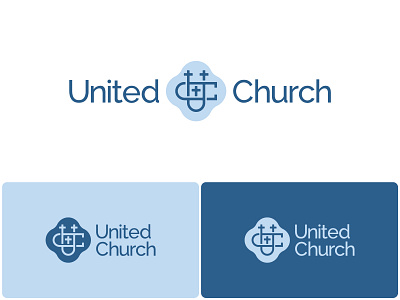 UC + Cross logo mark belive brand branding christian logo christianity church church logo cross cross logo faith letter logo minimal logo ministry modern logo monogram logo people simple logo uc logo uc monogram unite