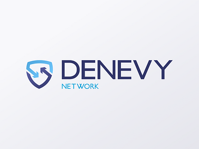 Denevy Network - IT security services logo cloud security corporate identity cybersecurity data protection logo product safety secure it solutions