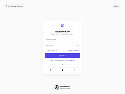 Login form 30daysdesignchallenge product design ui design uiux uiux design ux design