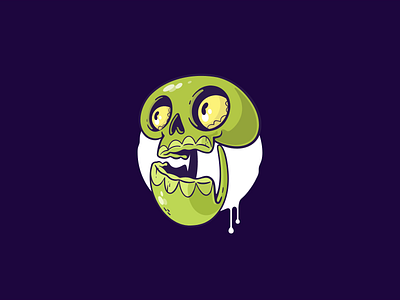 Halloween Animation | Skull Character Design Illustration animation app character design graphic design halloween illustration motion graphics scary skull spooky svg animation svgator zombie