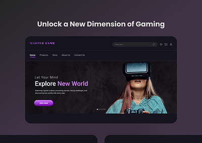 Gaming Site gameuiconcept gamingwebsite ui uiuxdesign