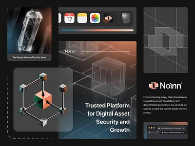 Noinn - Cryptocurrency Branding animate b2b branding clean company profile cryptocurrency dipa inhouse minimalist modern saas startup visual identity