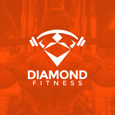 Diamond Fitness Logo Design brand logo diamond fitness logo graphic design logo logo design logo presentation logofolio