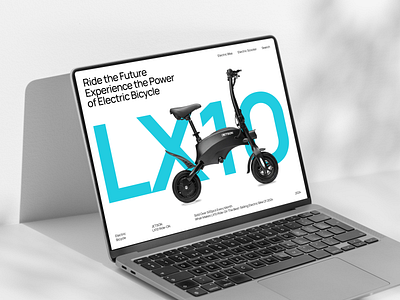 LX10 Ride-ON Electric Bike agency bike branding digital ecommerce electric electronic elementor framer landing marketing online page product shop ui vehicle webflow website wordpress