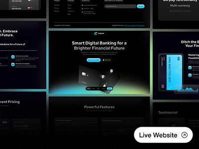 CityBank - Smart Digital Banking Landing Page - Live Website bank landing page bank template bank template design banking app finance digital bank finance landing page finance template fintech framer landing page landing page template live website smart digital banking smart finance template website ui8 ui8 template website theme wesite template