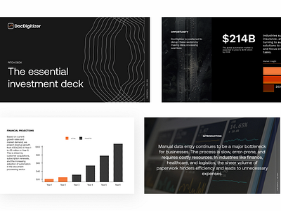 Pitch Deck, Investor Deck for Start Up branding canva crowdfunding data visualization figma funding google slides graphic design infographics investor deck ms powerpoint pitch pitch deck powerpoint pptx presentation presentation design sales deck slide deck visualization