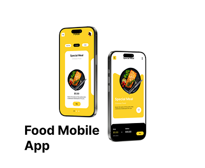 Food Menu App ui