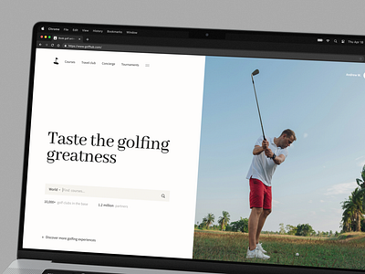 Website Design for Luxury Golf Club animation booking booking website golf golf club golf club website golfing leisure leisure travel pga pga tour sport sport service sport website tourism tours travel travel agency trip web design