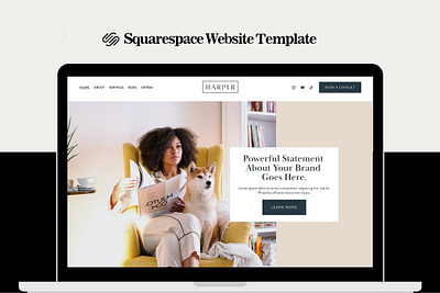 Squarespace 7.1 Template Harper business website squarespace squarespace 7.1 template harper squarespace template template template website web design kit web design mockup website design website template website theme