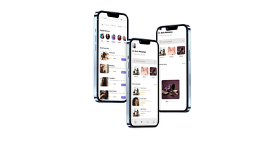 Salon Mobile App ui