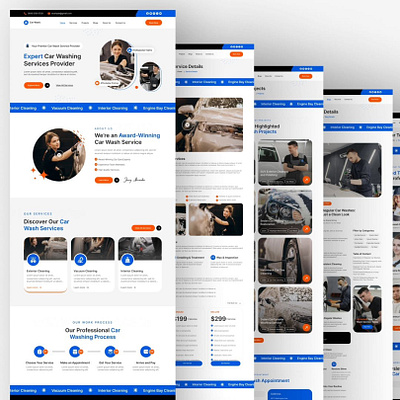 Car Wash Web UI branding carui caruiux carux carwashproductdesign carwashui carwashuiux carwashux carwashweb carwashwebsite carwebsite clean design cleanproductdesign cleanweb design graphic design minimaldesignweb webdesign webui