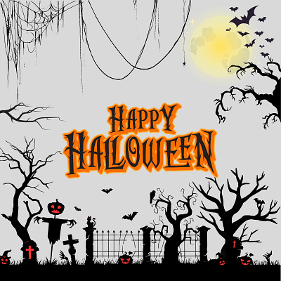 Happy Halloween Font Clipart Bundle Ghost Witch birthday invitation cards clipart bundle ghost witch crafts design greeting cards happy halloween logo