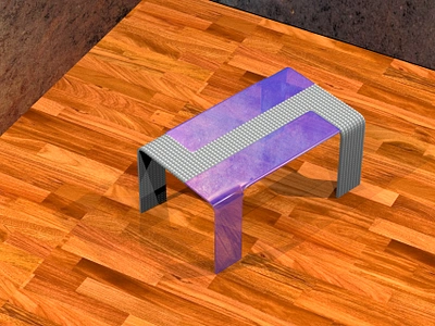 Table air 3d bench graphic design interior tables