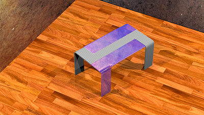 Table air 3d bench graphic design interior tables