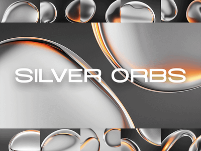 Silver Orbs Backgrounds | Free 4k 5k 8k abstract ai ai background background branding free generative ai graphic design mid journey minimal mj modern presentation prompt ui wallpaper web