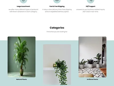 Garden Website design illustration ui ux