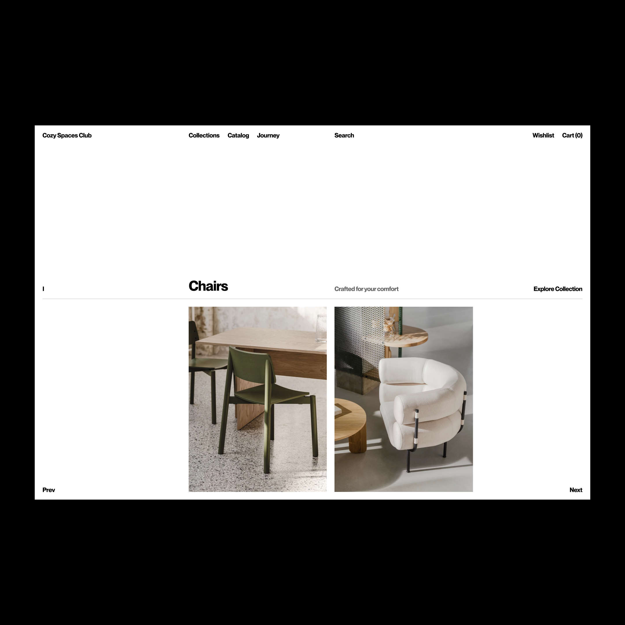 Example of Art Direction & Web Design