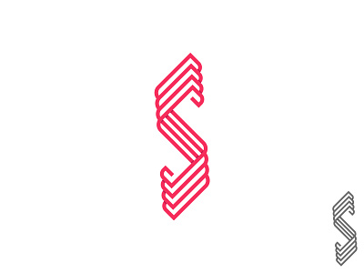 S-letter alphabet letter monogram s