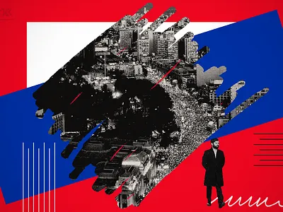 Chile post-social outbreak article chile editorial illustration graphic design newsletter politics