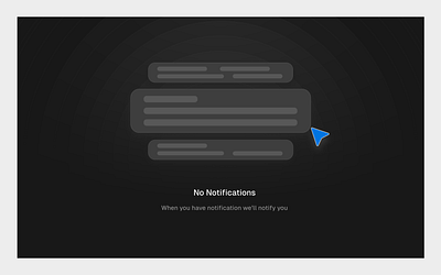 No notifications screen design graphic design product product design ui