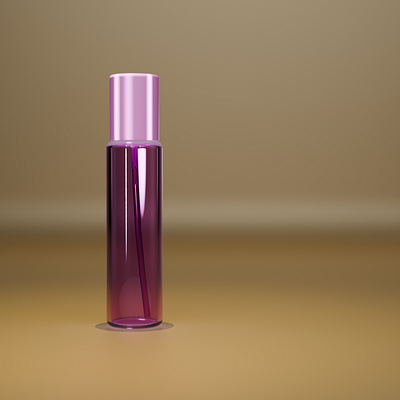 Pink Perfume 3d 3d assets 3d product rendering