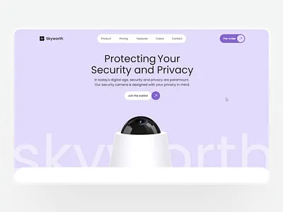 📹 Web design for the camera e-commerce | Hyperactive 3d animation business camera clean design e commerce graphic design hyperactive landing page light product design ui uiux user experience user interface ux web web design website