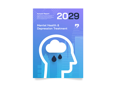 Mental Health - annual report annual report banner branding design graphic design health illustration mental vector