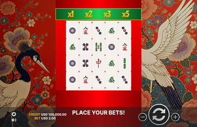 Mahjong Bang Slot Game animation app betting branding casino design gambling gaming graphic design illustration logo mobile game motion graphics slot game typography ui ux vector web design web game