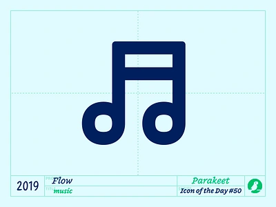 Icon of the Day #50 audio branding design icon icons music musical notes ui vector